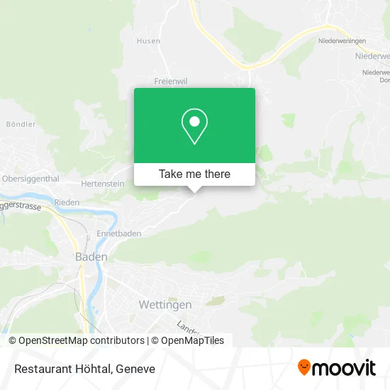 Restaurant Höhtal map