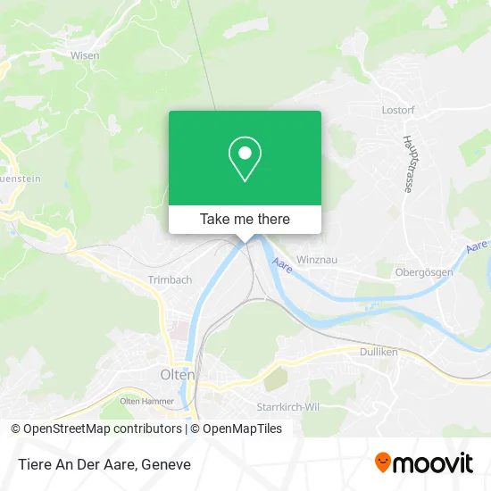 Tiere An Der Aare map