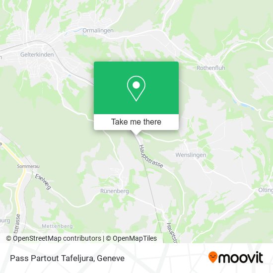 Pass Partout Tafeljura map