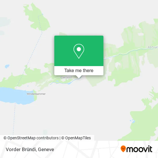 Vorder Bründi map