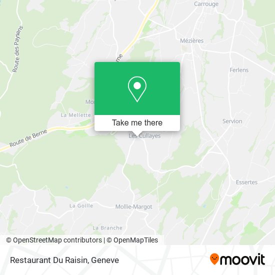 Restaurant Du Raisin map