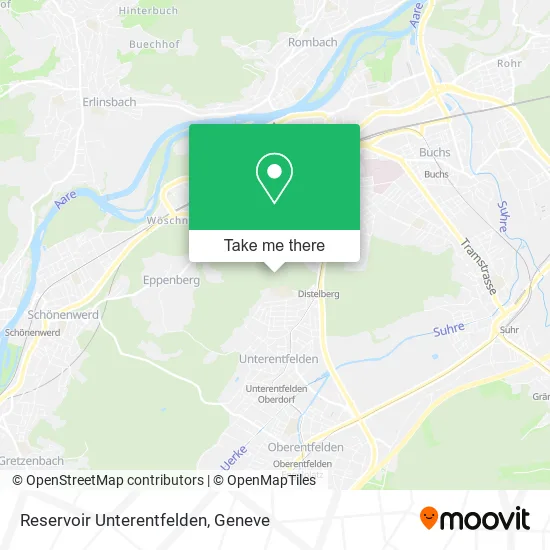 Reservoir Unterentfelden map