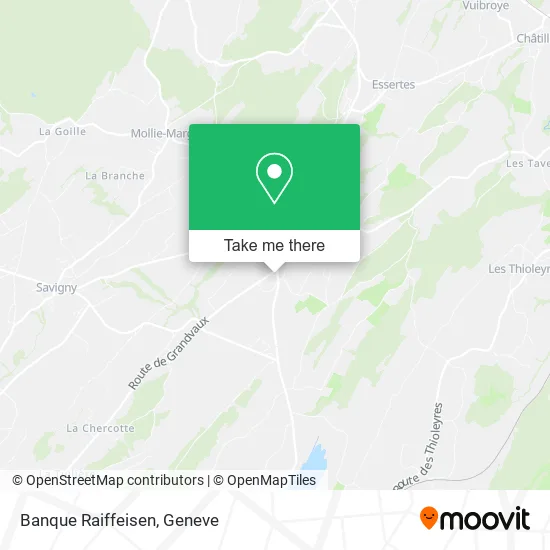 Banque Raiffeisen map