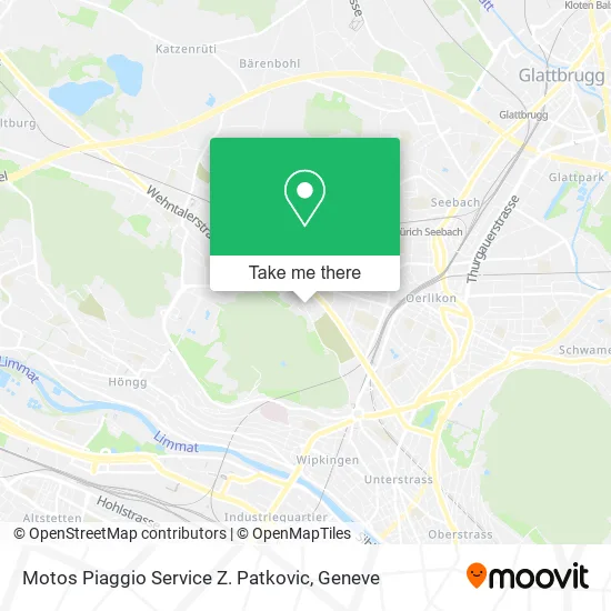 Motos Piaggio Service Z. Patkovic map