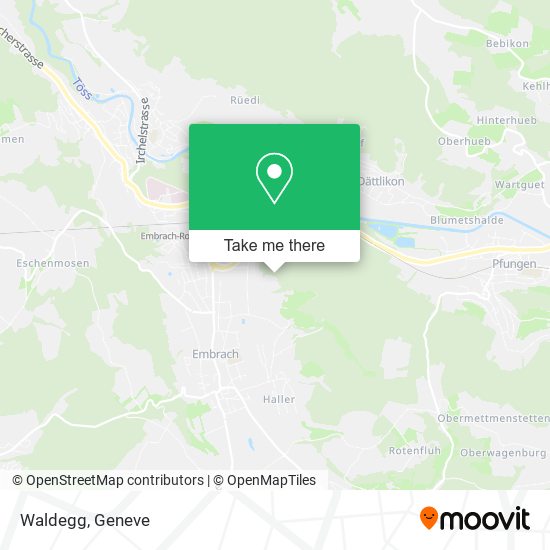 Waldegg map