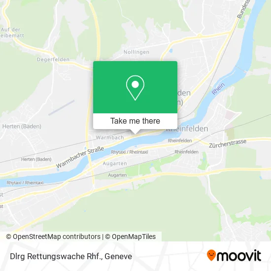 Dlrg Rettungswache Rhf. map