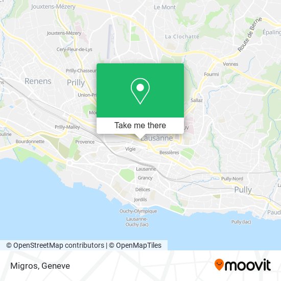 Migros map