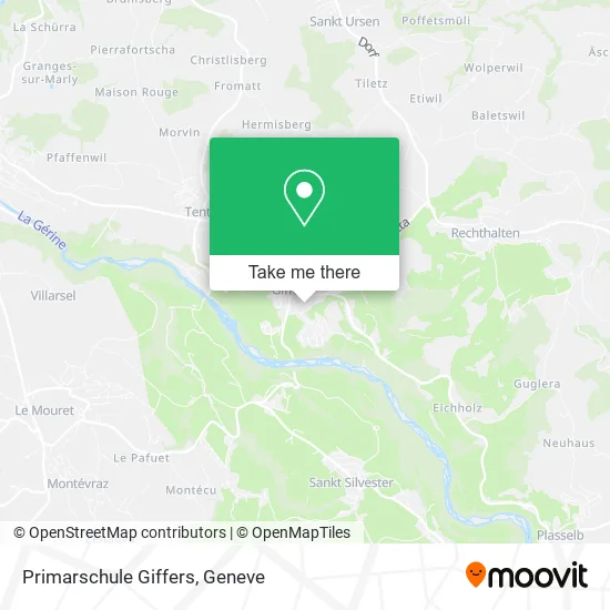 Primarschule Giffers map