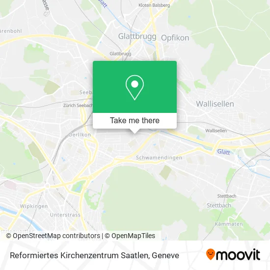 Reformiertes Kirchenzentrum Saatlen map