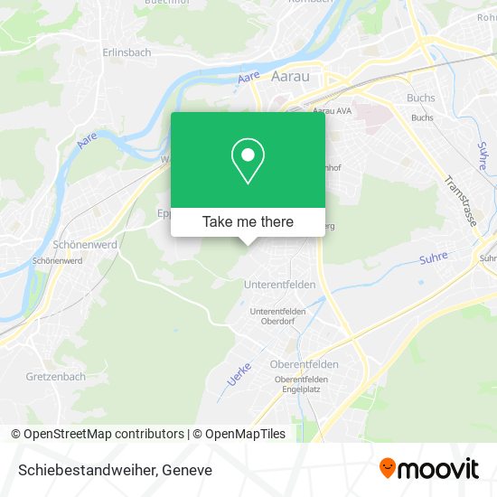 Schiebestandweiher map
