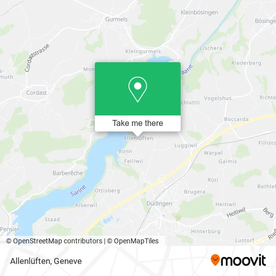 Allenlüften map