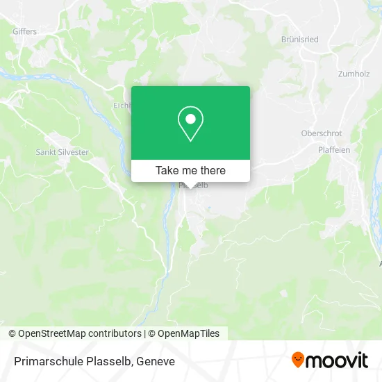 Primarschule Plasselb map