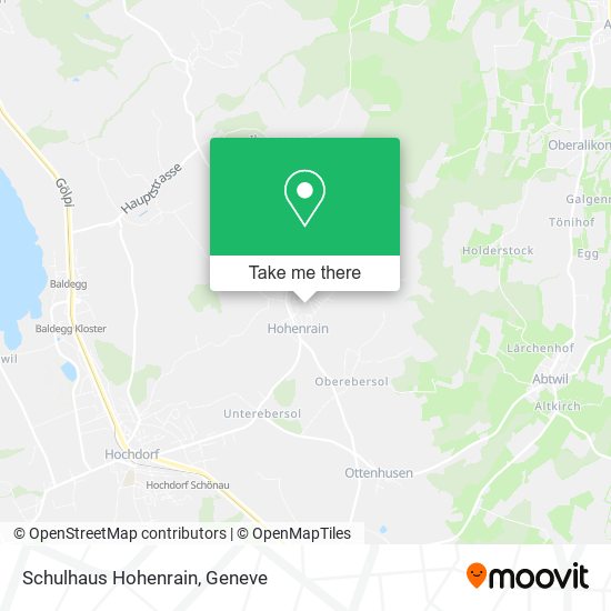 Schulhaus Hohenrain map