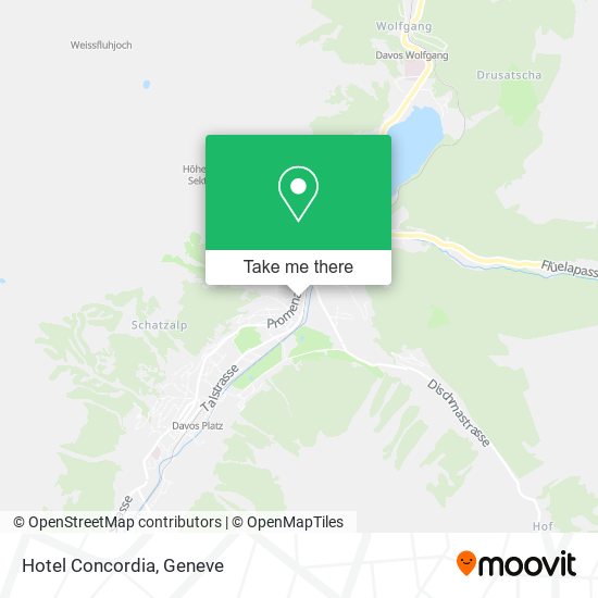 Hotel Concordia map