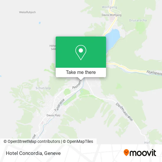 Hotel Concordia map