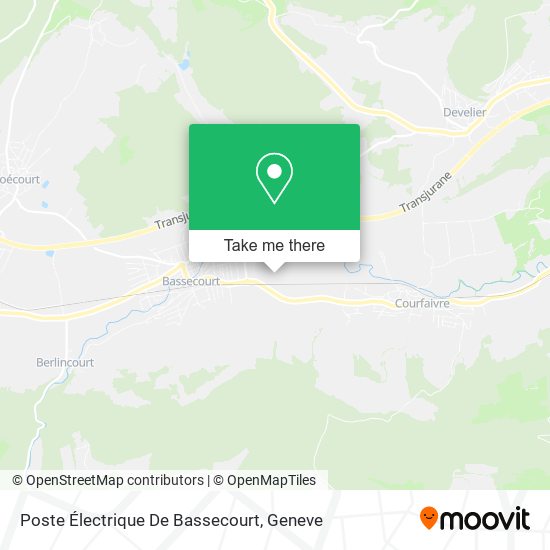 Poste Électrique De Bassecourt map