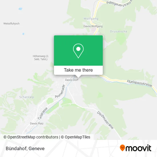 Bündahof map