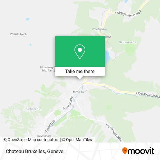 Chateau Bruxelles map