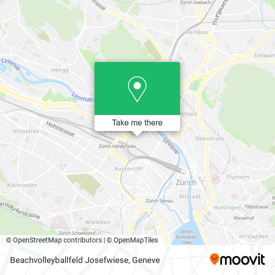 Beachvolleyballfeld Josefwiese map
