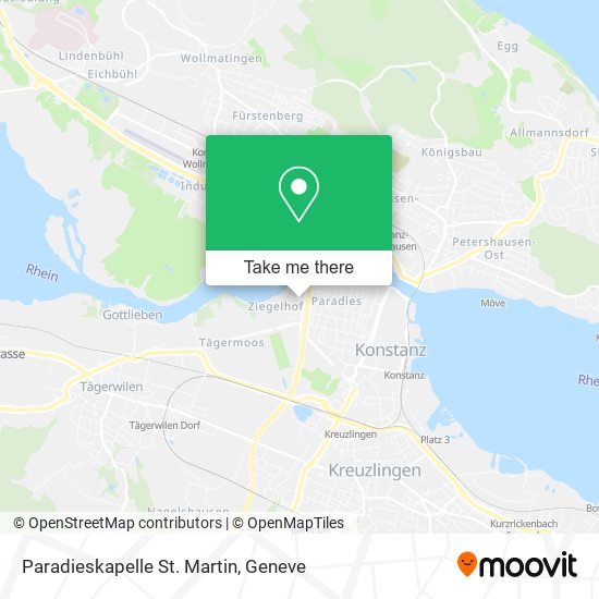 Paradieskapelle St. Martin map