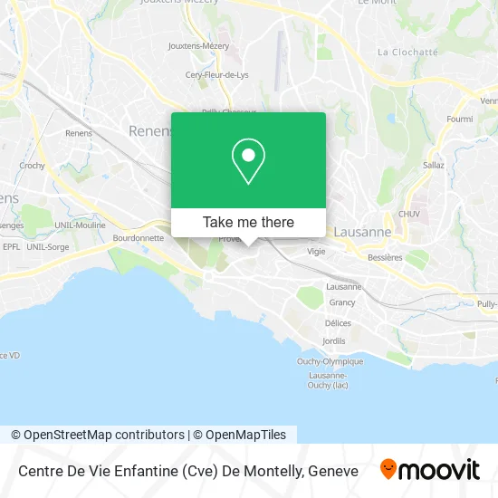 Centre De Vie Enfantine (Cve) De Montelly map