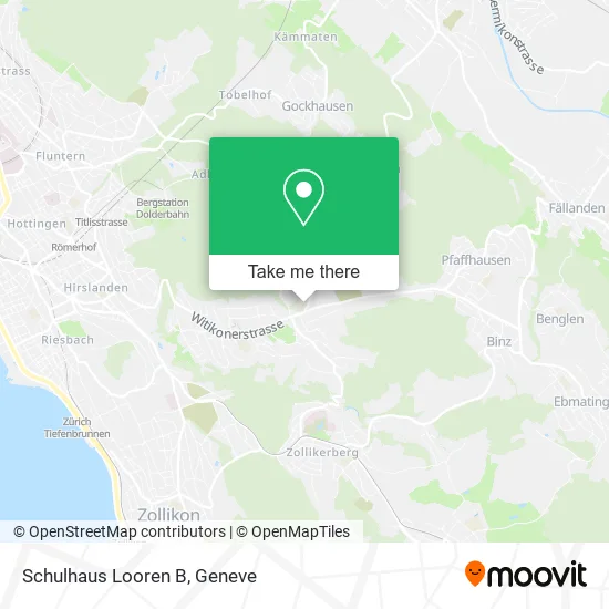 Schulhaus Looren B map