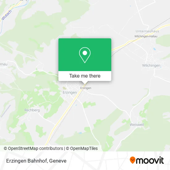 Erzingen Bahnhof map