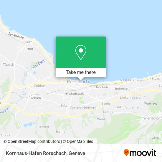 Kornhaus-Hafen Rorschach map