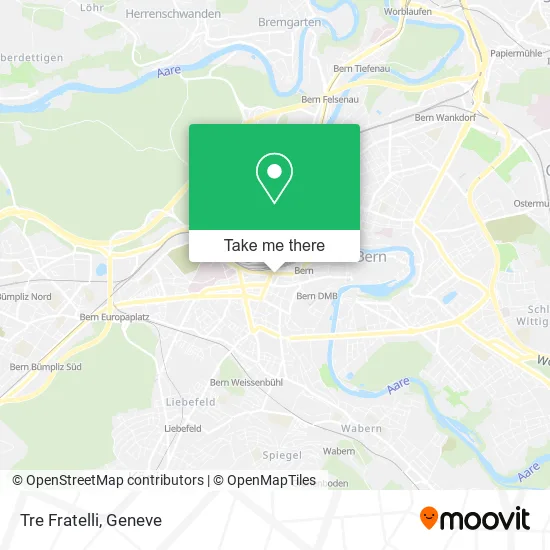 Tre Fratelli map