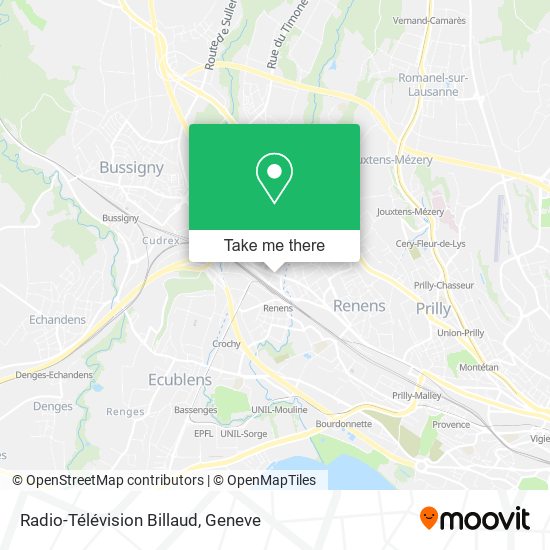 Radio-Télévision Billaud map