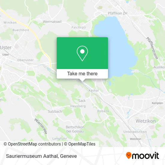 Sauriermuseum Aathal map