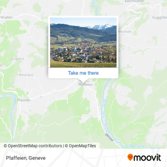 Plaffeien map