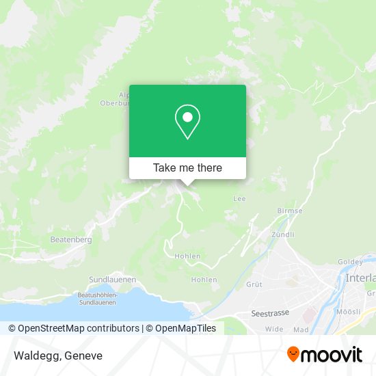 Waldegg map