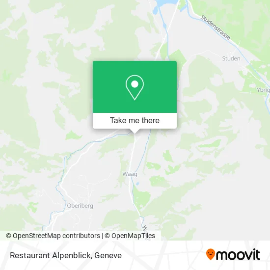 Restaurant Alpenblick map