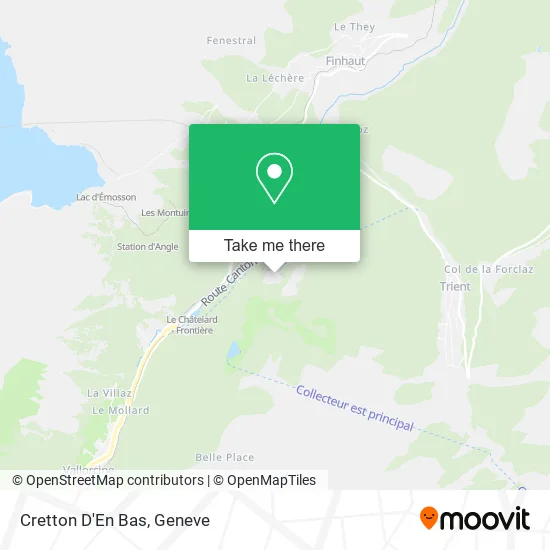 Cretton D'En Bas map