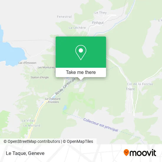 Le Taque map