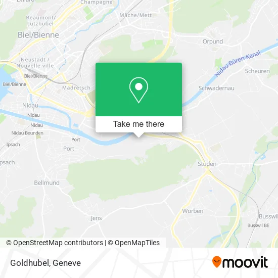 Goldhubel map