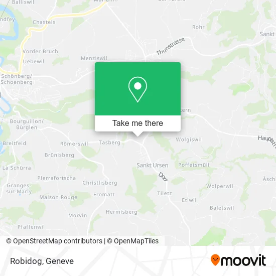 Robidog map