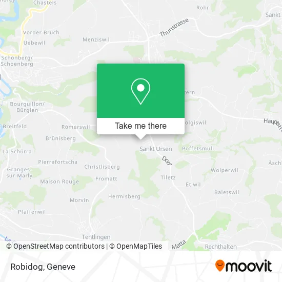 Robidog map