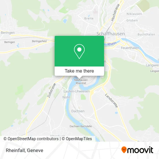 Rheinfall map