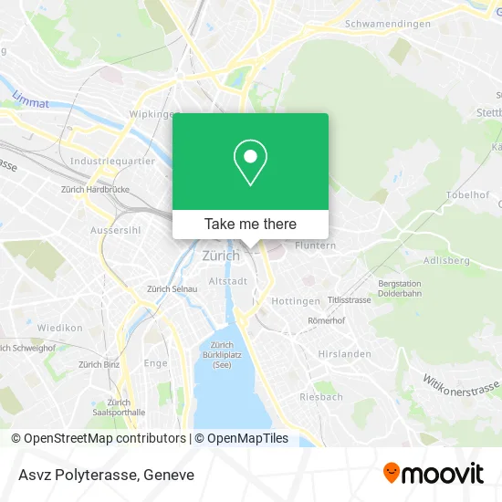 Asvz Polyterasse map