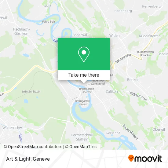 Art & Light map