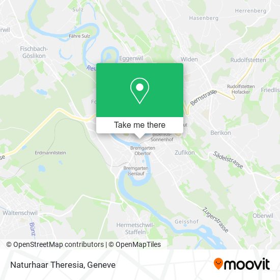 Naturhaar Theresia map
