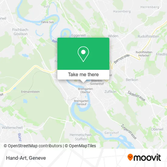 Hand-Art map