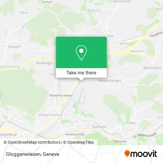 Gloggenwiesen map