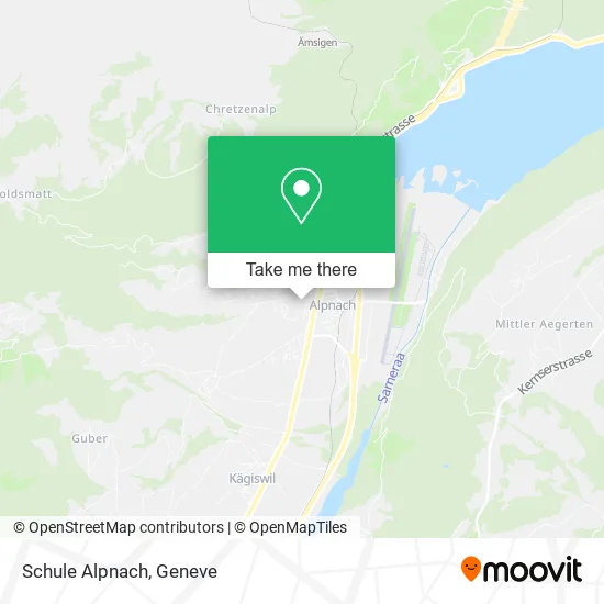 Schule Alpnach map