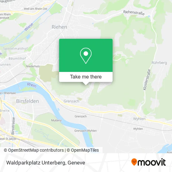 Waldparkplatz Unterberg map