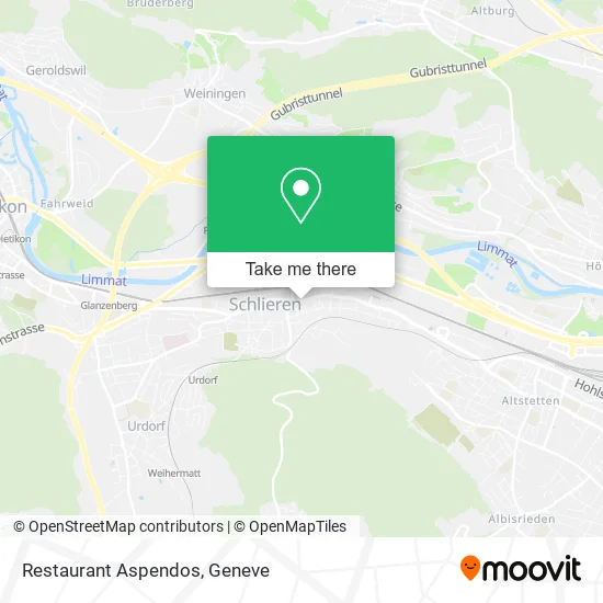 Restaurant Aspendos map