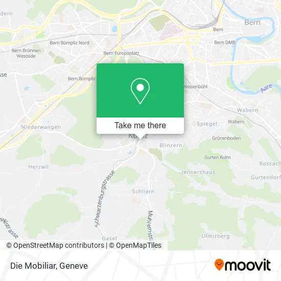 Die Mobiliar map