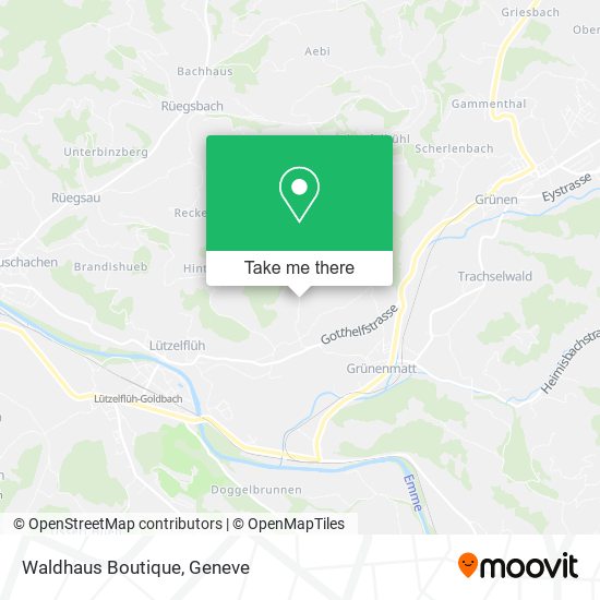 Waldhaus Boutique map